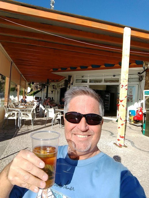 Tony Langley enjoying life